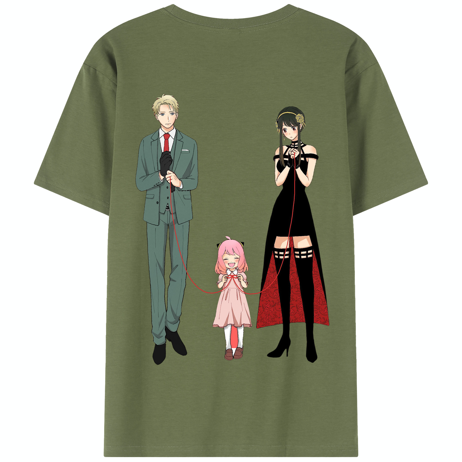 （画像用） SPY×FAMILY间谍家家酒 綿100％半袖Tシャツ（背面プリント）